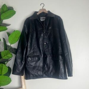 A‎ Collezioni Authentic Leather Jacket Size Large